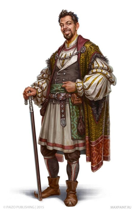 Торговец днд арт