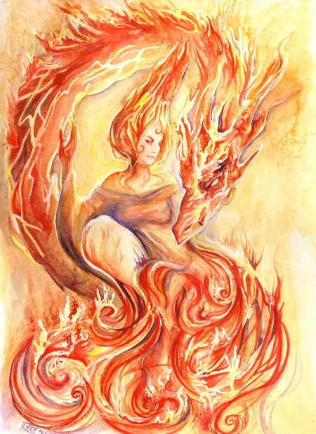 Саламандра элементаль огня