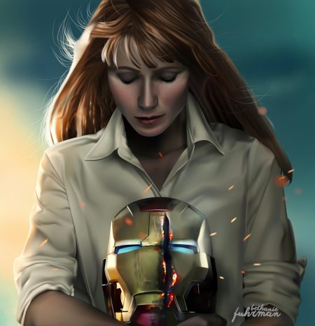 Железный человек и пеппер поттс