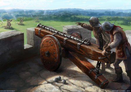 Бомбарда пушка средневековья