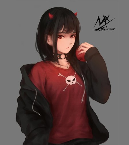 Девушки в красных кофтах