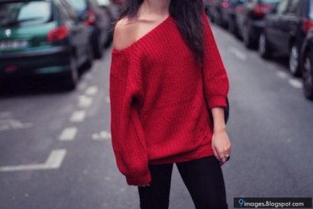 Красный свитер