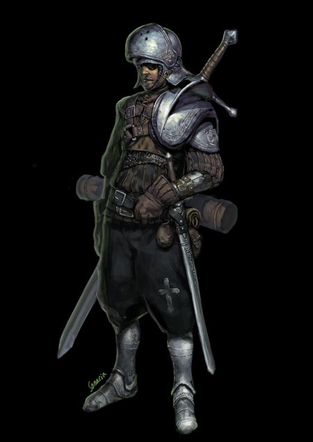 Наёмник днд арт