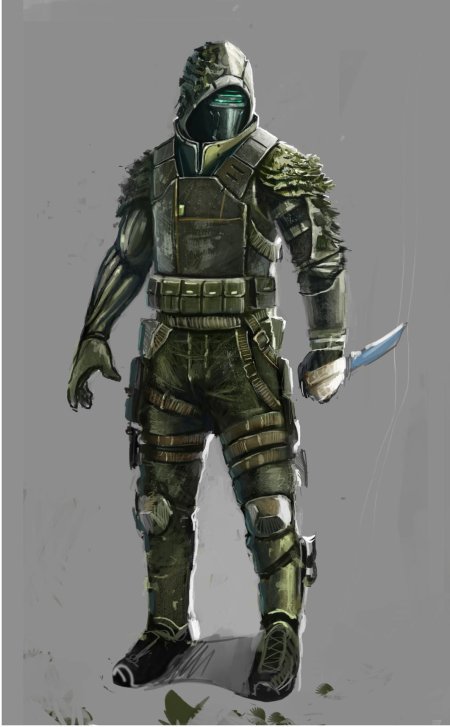 Арт солдат будущего