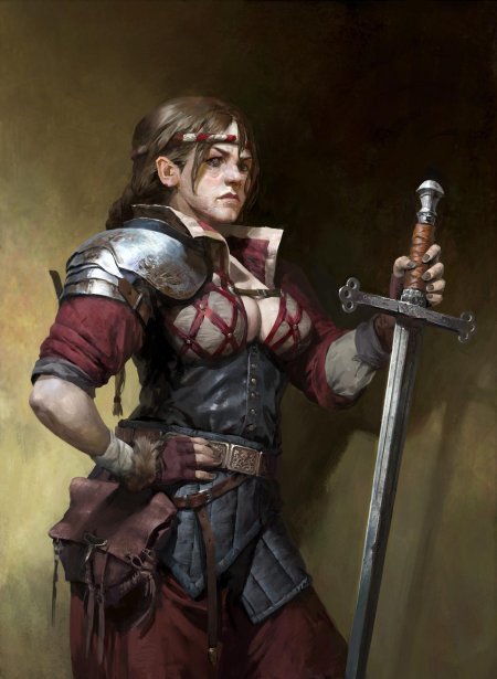 Фэнтези медивал воин