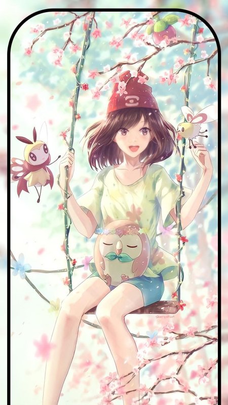 Красивый покемон девочка