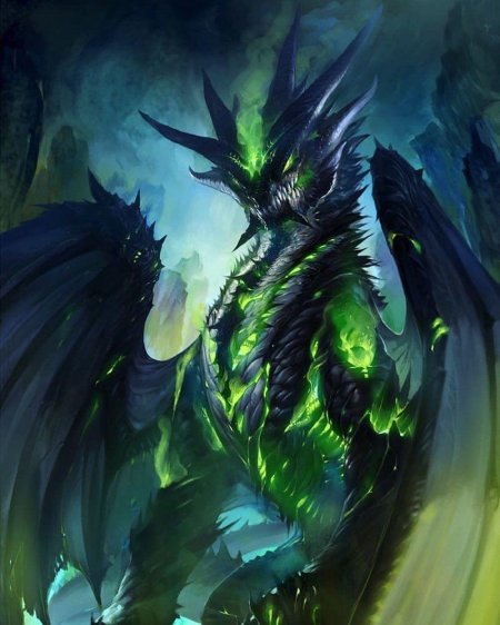 Брим зелёный дракон