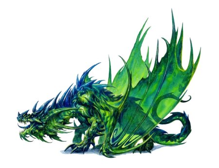 Dnd молодой зеленый дракон