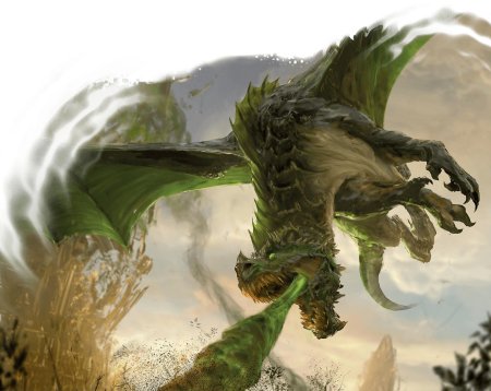 Молодой зеленый дракон днд