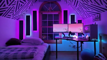 Неоновая спальня