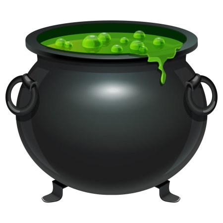 Ведьмин котел вектор