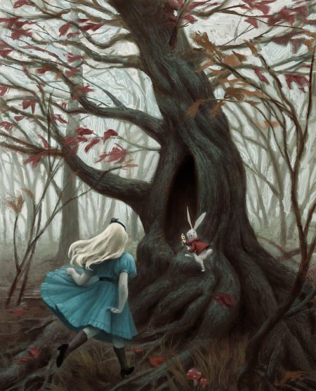 Кроличья нора алиса в стране чудес