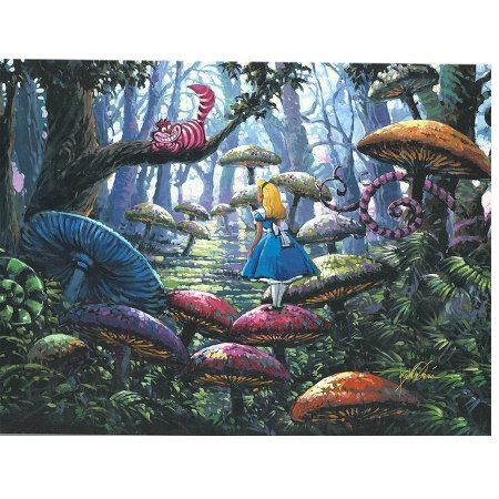 Алиса в стране чудес волшебный лес