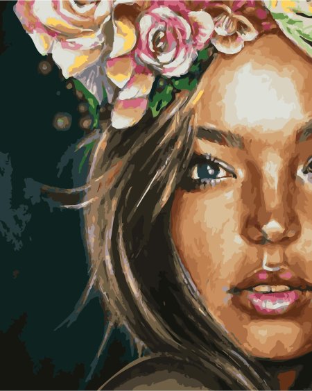 Портрет девушки живопись