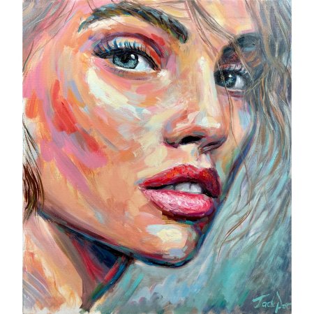 Портрет акрилом