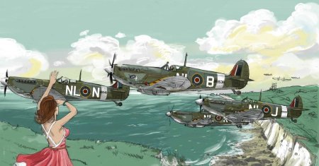 Художник romain hugault spitfire