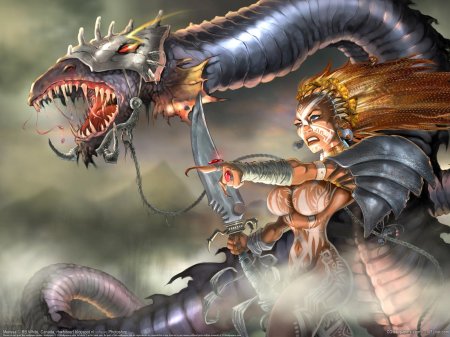 Дракон девушка