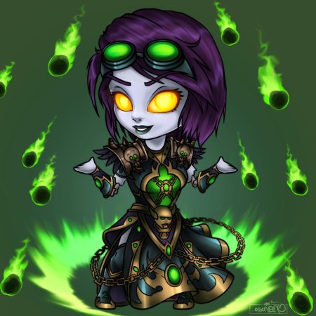 Чернокнижник андед арт