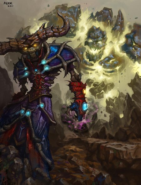 Чернокнижник варкрафт арт