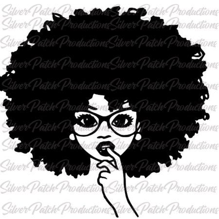 Силуэты кудрявых девушек