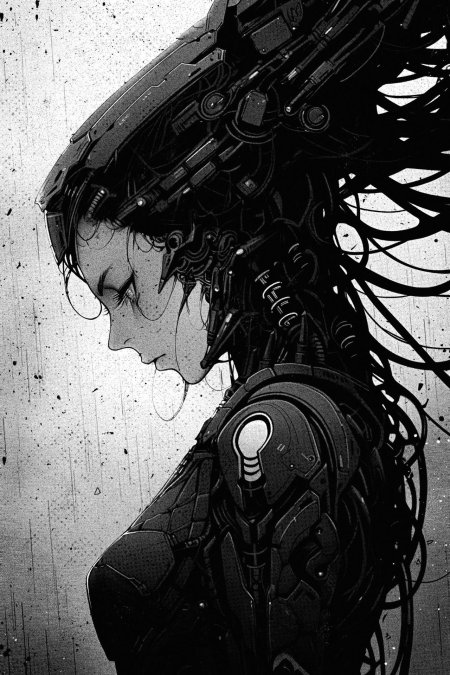 Киберпанк арт