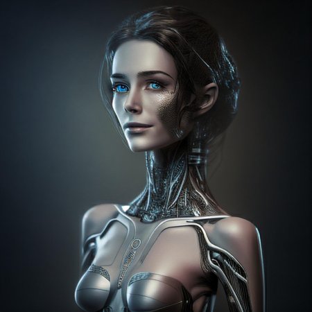 Киборг портрет