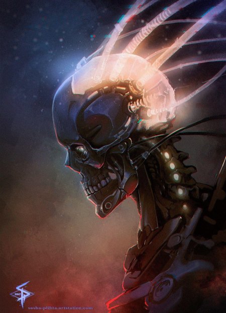 Киберскелет сайберпанк