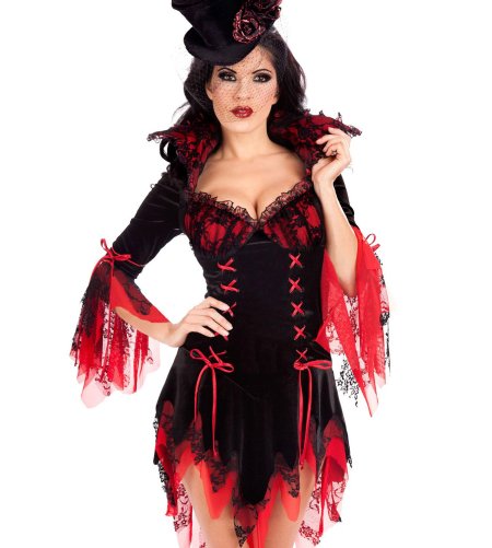 Костюм вампирши на хэллоуин