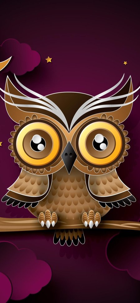 Сова мультяшная