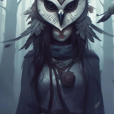 Девушка сова