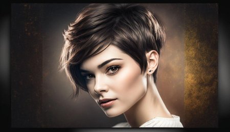 Женская стрижка на короткие волосы