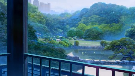 Макото синкай сад изящных слов