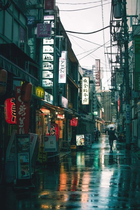 Токио улицы аниме