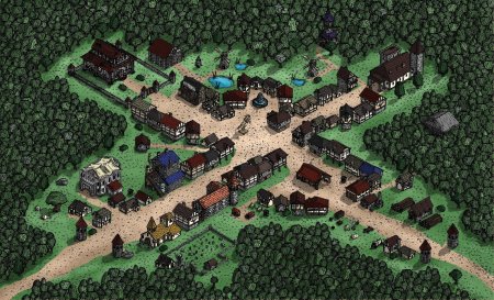 Днд карта деревни