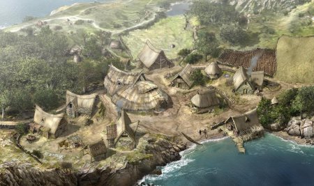 Деревня ацтеков концепт арт