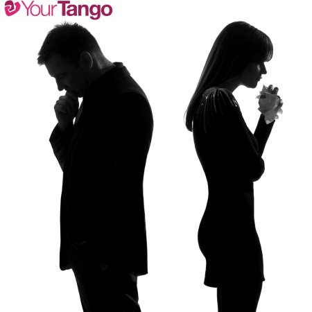 Силуэт мужчина и женщина