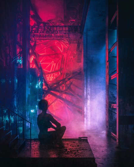 Cyberpunk 2077 антиутопия арт