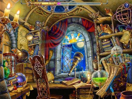 Средневековая лаборатория алхимика