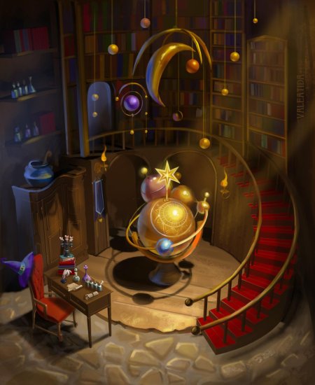 Алхимическая лаборатория арт концепт