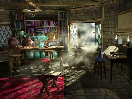 Алхимическая лаборатория арт концепт