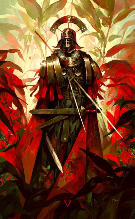 Воин фэнтези арт