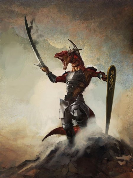 Рыцарь знаменосец фэнтези