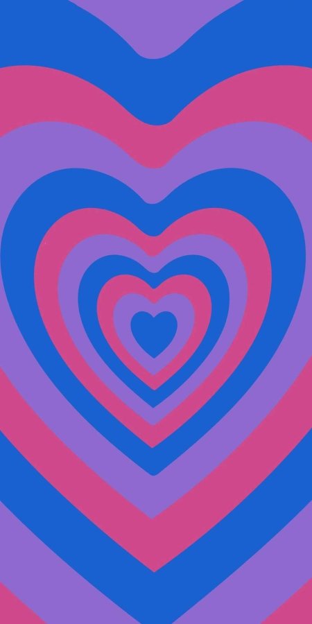 Цветные сердечки