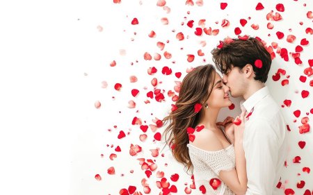 Красивая влюбленная пара