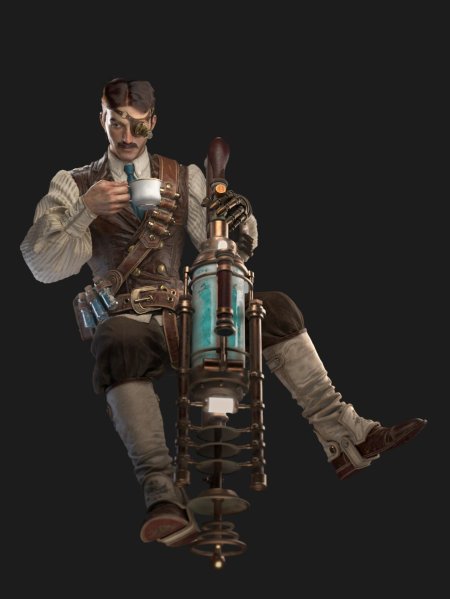 Стимпанк персонаж