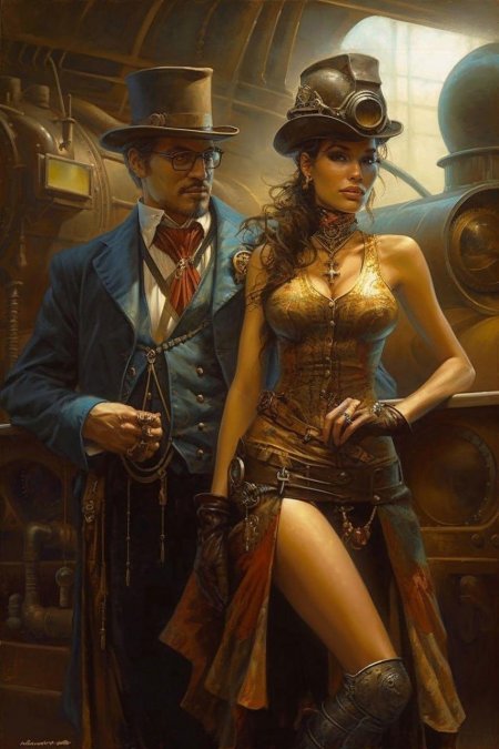 В стиле стимпанк