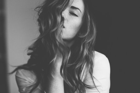 Красивые девушки черно белое