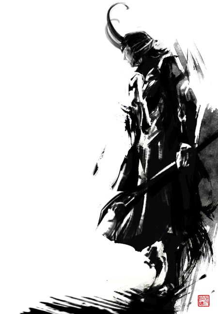 Ронин самурай демон