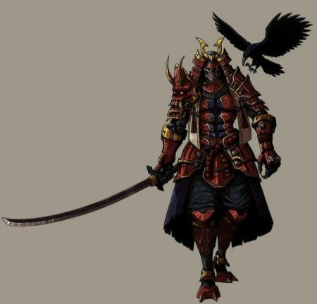 Самурай фэнтези арт