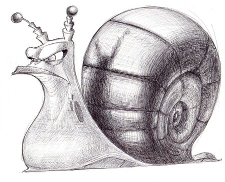 Рисунки улитки